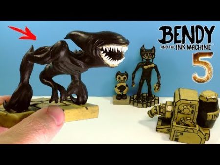 ЛЕПИМ ЗВЕРСКОГО БЕНДИ 5 из игры Bendy and the Ink Machine BEAST BENDY