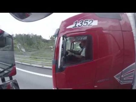 Kreiss Рейс в Норвегию тест драйв Fuel Duell MB Actros vs Volvo FH серия 4 7