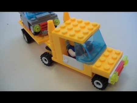 Делаем мини грузовик с прицепом из Лего