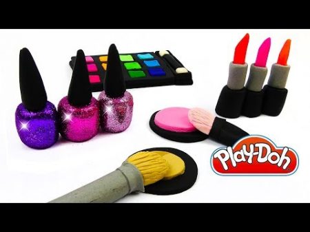 Пластилин Play Doh Лепим Набор Косметики из Пластилина Плей До своими руками Поделки для детей