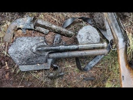 Нашли солдат а с ними пистолет и винтовки! Раскопки Второй мировой