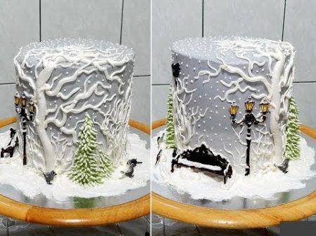 Торт ЗИМНИЙ НОВОГОДНИЙ от SWEET BEAUTY СЛАДКАЯ КРАСОТА NEW YEAR CAKE DECORATION