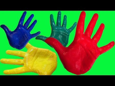Учим цвета для самых маленьких Развивающая песня про пальчики Сборник для малышей Пальчиковые краски