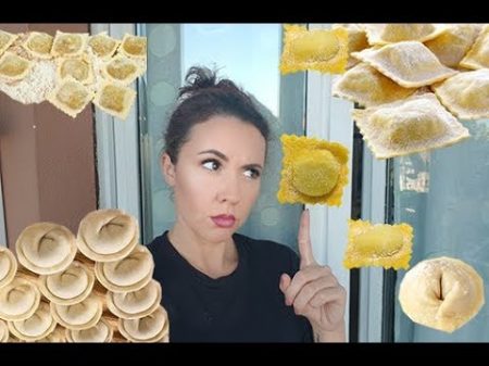 Учусь готовить итальянские agnolotti Мои ошибки Видео рецепт