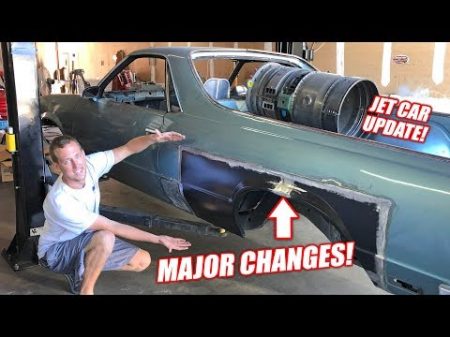 JET CAR UPDATE! Making a GIANT Air intake Extending the El Camino!