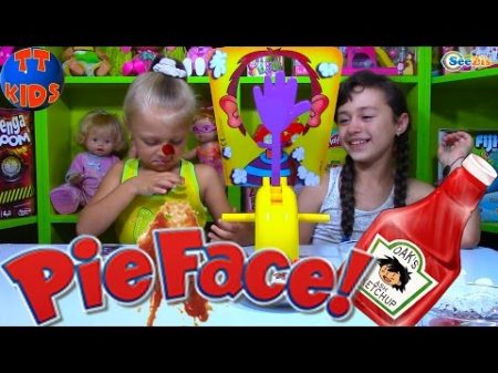 Челлендж Пирог в Лицо от Ярославы Развлечения для детей Activity Kids Challenge Pie FACE