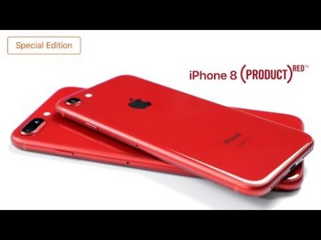 Распаковка iPhone 8 8 Plus PRODUCT RED Special Edition социальный эксперимент
