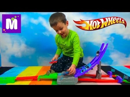 Хотвилс трек пила Острые лезвия блестательные половинки Hot Wheels Split Speeders