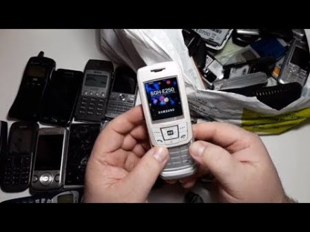 75 Телефонов из Германии за 25 часть 1 nokia 3510 samsung sony ericsson w595 sagem siemens