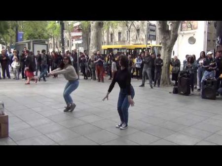 Тбилиси 2018 Грузинский танец на проспекте Руставели 18 04 2018