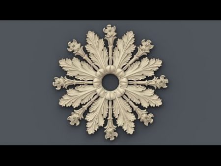 Декоративные розетки 3D модели Decorative rosettes