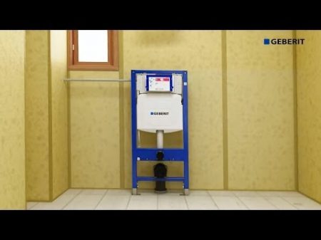 Установка подвесного унитаза на инсталляции Geberit Duofix PE X