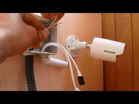 Как установить камеру видеонаблюдения How to install ip camera