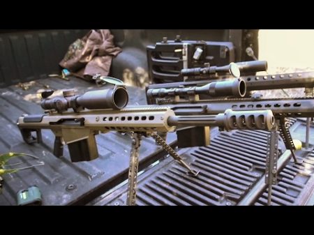 Три крупнокалиберные снайперки 50 BMG Разрушительное ранчо Перевод Zёбры