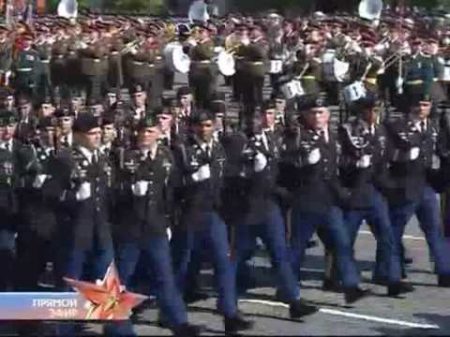 American Soldiers in Russian Military Parade