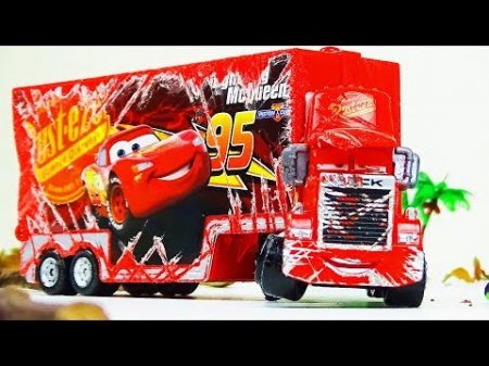 Mack Truck Crash Repair! Disney Cars Toys Video for Kids