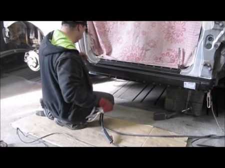 Ford Focus The rocker panel replacement Замена порогов