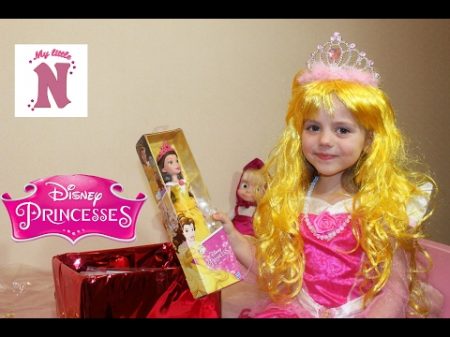 Игрушки Принцессы Диснея Костюм Принцесса Аврора Кукла Белль украшения и сладости от Disney