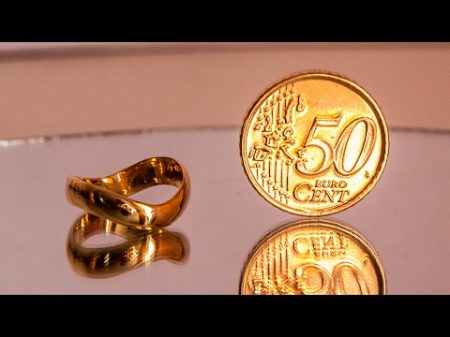 Подарок из 50 центов Кольцо из монеты