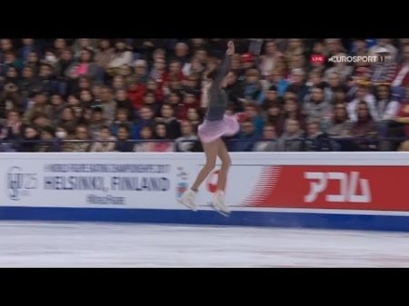 Evgenia Medvedeva LP WR Worlds 2017 Ru Eurosport