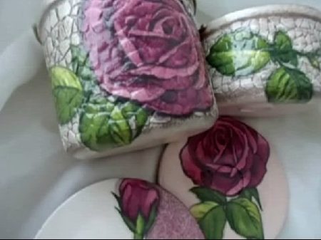 Как сделать декупаж на яичном кракле Мастер класс