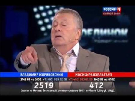 Жириновский бьёт стакан за СССР