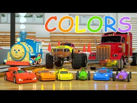 Learn Colors and Race Cars with Max Bill and Pete the Truck TOYS Colors and Toys for Toddlers