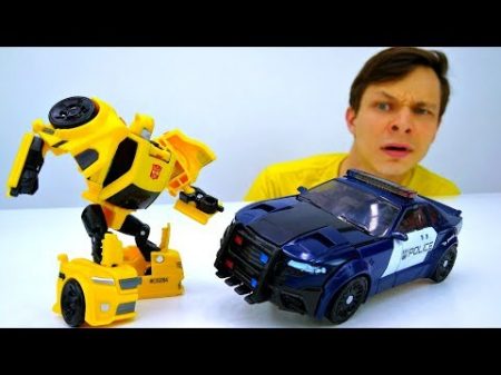 Игры Трансформеры Робот Десептикон Баррикейд и Автоботы