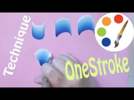 The secret of the OneStroke How to paint Basic strokes irishkalia