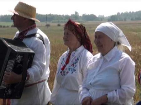 Белорусский обряд Зажинки в СПК Мижевичи