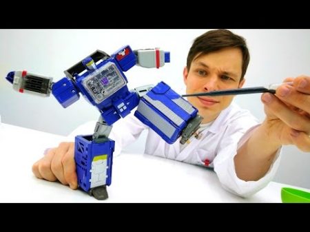 Игры с доктор Ой Крутая сборка робота трансформера