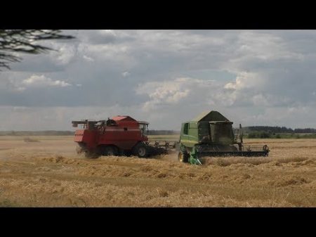 битва за урожай в ОАО Журавлиное 2018 ч 2