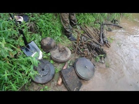 Залежи оружия и боеприпасов на дне Раскопки на Железной реке