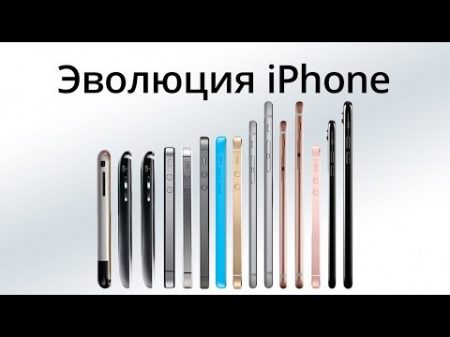 Эволюция от первого iPhone до iPhone 8