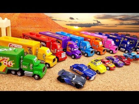 Сюрпризы MINI CARS3 Игрушки Машинки с Транспортировщиками Мак Mack Развивающее видео для детей