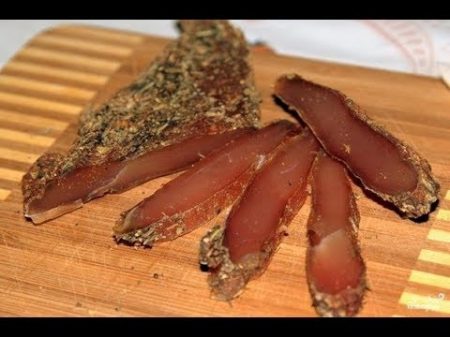 Бастурма из Куриной Грудки Простой и Быстрый Рецепт Вяленого Мяса Балык