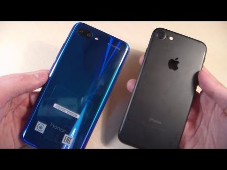 Honor 10 vs iPhone 7 HD